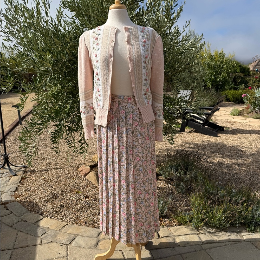 Vintage Susan Bristol Sweater and Skirt Set